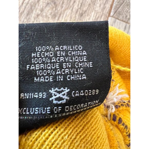 Minnesota Vikings NFL New Era Stocking Cap Hat Football Pom Pom Beanie SKOL - Picture 4 of 5